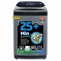Voltas Beko, A Tata Product 11 Kg 5 Star Fully-Automatic Top Loading Washing Machine (WTL1106UEA / OBS1060, Grey, Double Waterfall Technology)