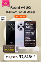 Exclusive Offer! Lowest Price- Redmi A4 5G available @7648