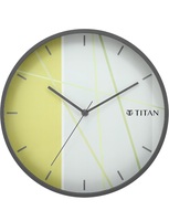Titan Modern Wall Clock Inspired from Bamboo Shoots, 30.5 X30.5 Cm