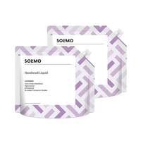 Amazon Brand - Solimo Liquid Handwash, Refill Pouch | Lavender | 3 Litre | 1500 ml x 2 | Fights Germs | Ph-Balanced Formula | No Added Triclosan & Parabens