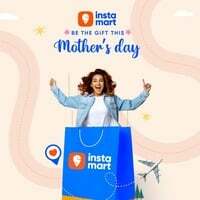Instamart: Win a free round-trip ticket to the city where Your mother lives