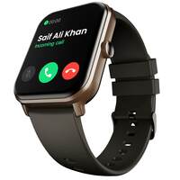 Boult Drift+ Smart Watch 1.85''HD Screen +  Bluetooth Calling, + AI Voice Assistant + SpO2 Monitoring, 100+ Sports Mode Smartwatch (Black Coffee) 