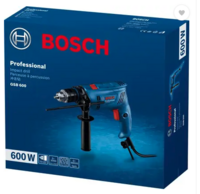 BOSCH GSB 600 Professional Corded Electric Impact Drill, 3,000 rpm, 1.4 Nm Angle Drill  (13 mm Chuck Size)