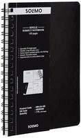 Amazon Brand - Solimo Wirebound Notebook, A5 Size, 160 Pages, Single Ruled, 70 GSM Paper