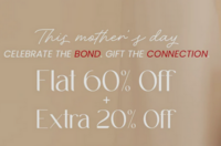 Caprese Mother's Day Sale : Flat 60% off + Extra 20% off + Extra 5% off on prepaid orders