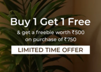 Just Herb Mother's Day Sale : Buy  Get 1 Free + Freebie worth ₹500 + Upto 5% Off on UPI payment 