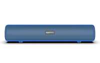 amazon basics SB25L 25W Bluetooth Soundbar with 4000 mAh Battery | 2X Bass | Up to 7 hrs of Playback | Blue LED Lights | Bluetooth 5.3, Aux & USB Connectivity (Blue)