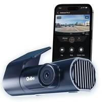 Qubo Car Dash Camera Pro X 3MP 1296p from Hero Group | Made in India | Super Capacitor| Wide Angle View | Emergency Recording | SD Card Upto 1TB Supported | Easy DIY Set Up | (Midnight Blue)