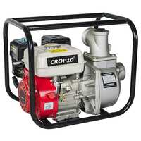 Crop10 WP-30 Water Pump | 6.5 HP, 4 Stroke Advanced Technology 196 CC Petrol Engine With 3600 RPM | Ideal for Agricultural, Farming, Irrigation, Draining Construction, Cleaning And Gardning