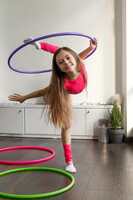 Protoner Hula Hoop Set, 18-36 inch, Jointless Design (18 inch)