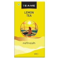 TE-A-ME Lemon Tea - 100 Tea Bags | Tea Bags 100 [Apply ₹230 Off Coupon] - (Location Specific)