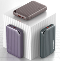 Ambrane Line 10 Purple 10000mAh 22.5w Compact USB-C Power Bank