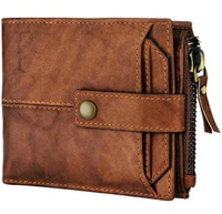 Ross Brown Men Casual Brown Genuine Leather Wallet 