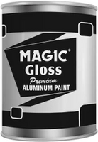 Magic Paints Silvio Aluminum Paint for Metal Surfaces Aluminium Silver Enamel Wall Paint  (50 ml)