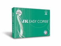 JK Easy Copier Paper | A4 Size | 70 GSM | 500 Sheets | White Paper, 1 Ream | ColorLok (Pack of 1) | One Ream