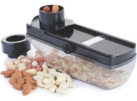  Ganesh Plastic Vegetable Slicer Cutter, Black 