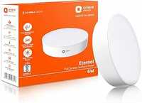 Orient Electric 6W Rimless Round LED Full Screen Surface Panel Light | 6500K, Cool White 