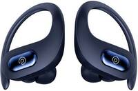 PTron Bassbuds Glide with 45hrs Playback, Deep Bass, Clear Calls, 45ms Low Latency Bluetooth  (Blue, True Wireless)