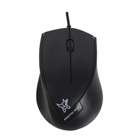 Arctic Fox Opti-Lite Wired Mouse with1200 DPI Optical Sensor, USB Plug-and-Play, Built-in Scrolling and 3 Handy Buttons