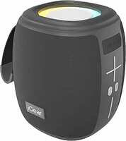 iGear Roll Plus 10W Portable Bluetooth Speaker | RGB Lights, TWS Pairing, 7H Playtime, Bluetooth v5.3, Multi-Connectivity (TF/SD, USB), Type-C Charging | 360° Surround Sound, Party Speaker (Black)
