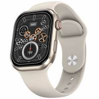 Fire-Boltt Brillia Smart Watch with 51.3mm (2.02 inch) AMOLED Display, Bluetooth Calling, SpO2, Heart Rate Monitoring, 120+ Sports Modes (Brillia, Beige)