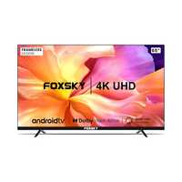 Foxsky 165 cm (65 inches) 4K Ultra HD Smart LED TV 65FS-VS (Black)