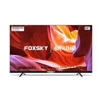 Foxsky 139.7 cm (55 inches) 4K Ultra HD Smart LED TV 55FS-VS (Black)