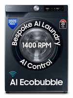 Samsung 9 kg, 5 Star, AI Control, AI Ecobubble Front Load Washing Machine (NAVY)