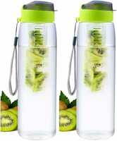 Apply ₹156 coupon : GOPI Infuse Plastic Water Bottle, 800 ml, Set of 2,