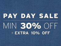 Levi's Payday Sale - Upto 60% off + Extra 10% off