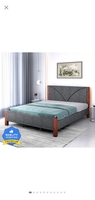 Flipkart Perfect Homes Massif Solid Wood Queen Bed