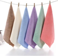 Relatable Handkerchiefs Soft Microfiber Face Towels Baby Wash Cloth Fingertip Cloth Colors ["Pastel Colors"] Handkerchief  (Pack of 6)