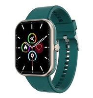 GIZMORE Ultra Max 2.01 Inch Always-On-Big Display | 600 NITS Brightness & Split Screen | Rotating Crown| AI Voice Assistance | Health Suite | Bluetooth Calling Smart Watch for Men and Women (Green)