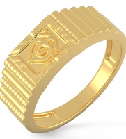 Malabar Gold & Diamonds Gold Ring for Men 22 k | Gold Ring for Men 22k (916) BIS Hallmark Certified Pure Gold for Birthday, Wedding, Anniversary & Diwali Gift 