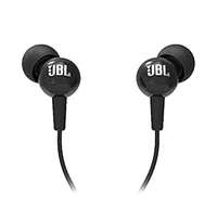 Jbl C100Si Jbl Pure Bass Sound, One Button Multi-Function Remote, Angled Buds Wired In Ear Earphones With Mic For Comfort Fit 