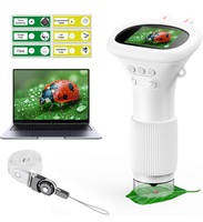  WINWEND Microscope for Kids - Portable Handheld Magnifying Glass for Girls | Mini Digital Microscope for Boys Educational Science Toys | Age 3 4 5 6 7 8 9 10 11 Years Old Kids Christmas Birthday Gifts 