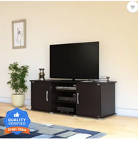 Flipkart Perfect Homes Riobo Engineered Wood TV Entertainment Unit  (Melamine Wenge)