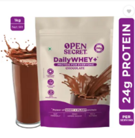 OPEN SECRET  - 1 kg India's 1st Whey + Protein Powder  (1000 g, Chocolate)