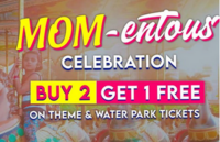 Imagicaa Mother's Day : Buy 2 & Get 1 Free Ticket at Theme & Water Park