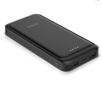 Intex 10000 mAh 22 W Power Bank  (Smokey Black, Lithium Polymer, Fast Charging for Mobile)