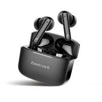 Fastrack Fpods FQ100|BT5.4 TWS Earbuds, 50Hrs Playtime, Quad mic ENC for Crystal Clear Calls, Low Latency Gaming Mode Upto 40ms,NitroFast Charge - 200 Min in 10 Min,13mm Extra Deep Bass Drivers,IPX4