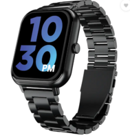 Boult Drift BT Calling HD Display, 140+ Watchfaces, Complete Health Monitoring Smartwatch  (Gunmetal Strap, Free Size)