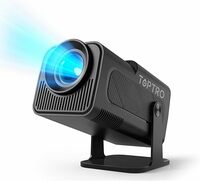TOPTRO Free Style 1080p Native Resolution Projector 4K Ultra HD Support, 270° Rotatable, 9500L