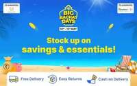 Big Bachat Days Upto 80% off + 10% off with BOB and HDFC cards