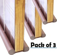 WHAAKART Pack of 3 PVC Door Guard Gap Filler