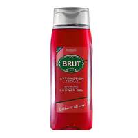 Price Dropped - Brut Attraction ALL-IN-ONE Shower gel for Hair & Body | Body Wash for Men| Authentic Fragrance | 500ml