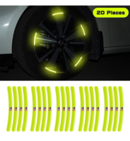 Carempire Sticker & Decal for Car & Bike Green (Buy 3 Qty)