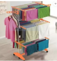 TNC Steel, Plastic Floor Cloth Dryer Stand MS100  (3 Tier)