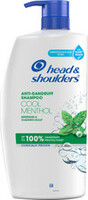 (LiveShop+) HEAD & SHOULDERS Cool Menthol Anti-Dandruff Shampoo for Scalp Protection (1 L)