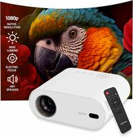 Lifelong TruePixel Smart Projector for Home, Native 1080p Full HD with 4K Support